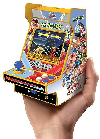 My Arcade Super Street Fighter II Nano Player Arcade retro portátil (2 juegos en 1)