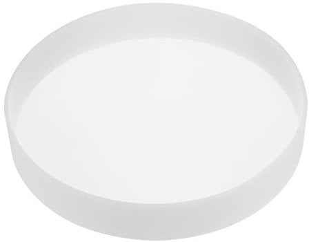 sourcing map 14.17 Charcuterie Board Resin Silicone Mold Tray Epoxy Mould Cutting Board Coffee Table for DIY Art Home Decoration (Round)