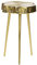 Beistelltisch Metall Gold Baumstamm-Optik Freiform ø 30 cm Glamourös Taupo