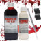 Faux sang - 100 ml - Sang de théâtre dans un sachet - Faux sang d'Halloween - Faux sang - Lait de latex - Sang artificiel - Sang artificiel - Pour Halloween - Maquillage pour adultes - Pour théâtre -