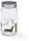 Cooksmart British Designed Money Jar | Money Box For Saving Cash or Coins | Piggy Bank For Adults & Family - Curius Dogs