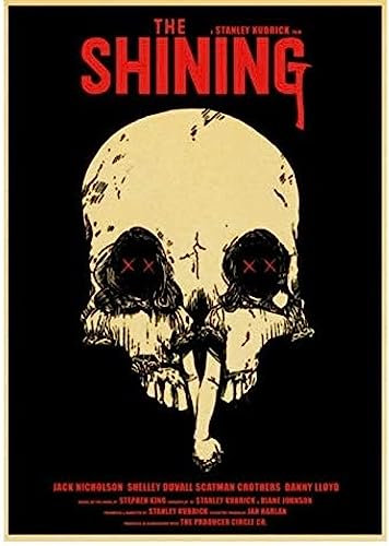 Poster The Shining Vintage-Filmplakat, Wandkunst, Bilder, Leinwand, Malerei, Poster Und Drucke, Heimdekoration 50X70Cm Kein Rahmen
