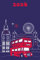 Kalender 2024: Kompakter Jahresplaner Wochenübersicht | A5 | Januar bis Dezember | Ferien, Feiertagen Monatsübersicht und vieles mehr | Organizer und Zeitplaner für 1 Jahr | London Skyline