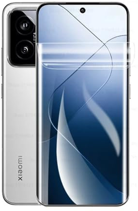 Snailcanfly 2 pcs películas de hidrogel para Xiaomi 14 5G 6.36 Protectores de pantalla de TPU Transparente flexible suave A prueba de explosiones NO vidrio templado