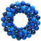 SKM Weihnachtskranz Blau 45 cm Polystyrol,0,96 KG,356129,Color: Blau