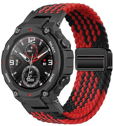 Stoff Armband Kompatibel mit Amazfit T-Rex/T-Rex Pro Armband Nylon Für Herren Damen Sport Ersatzband mit Uhrenarmband Für Amazfit T-Rex/T-Rex Pro (15)