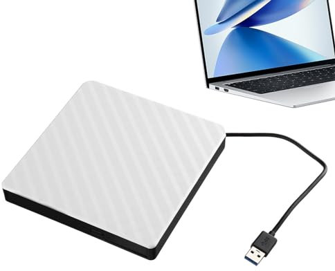 Hard disk esterno USB, unità ottica USB 3.0 velocità 8x, disco rigido esterno USB, registratore dati portatile, masterizzatore multiuso per riprodurre film, installazione software di backup dei dati