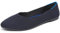 Melmand Women's Machine Washable Flex Sole Flat Ballet Pumps Dress Shoes (Navy Blue, UK Footwear Size System, Adult, Women, Numeric, Medium, 6)