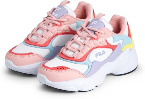 FILA Collene CB Kids Basket, Blanc poudré Rose, 31 EU