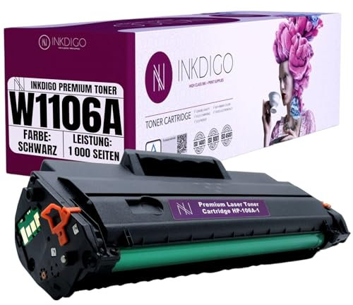 W1106A Mit Chip Premium TÜV Toner Schwarz Kompatibel für HP 106A für HP Laserjet MFP 135wg Toner 137fwg 135w 137fnw 135a 107a 107r 135r 137fnw MFP 138