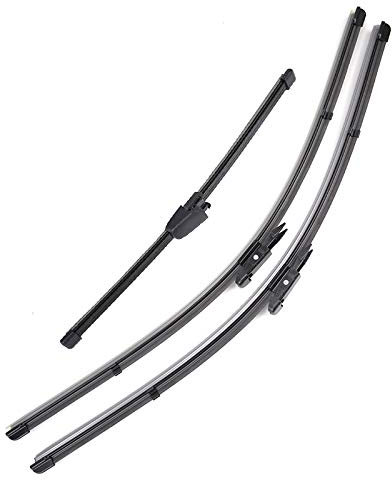 Autowischer, für SEAT Leon Typ 1P Schrägheck 2009-2012, Scheibenwischerblätter vorne und hinten, Wischersatz 26 26 11