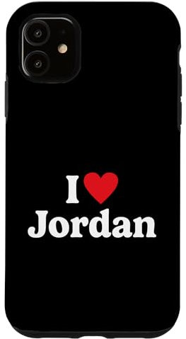 Hülle für iPhone 11 I love Jordan