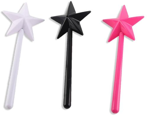 Salt and Pepper Shakers, 3PCS Wand Salt and Pepper Shakers Magic Wand Salt Shaker Fairy Wand Salt Shaker Seasonings Spices Dispenser