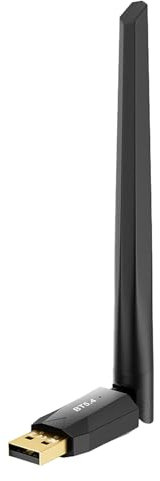 Usb Bluetooth 5.4 Dongle Adapter, Long Range Bluetooth 5.4 USB Adapter, Wireless Transmitter Dongle, Low Latency EDR Bluetooth Receiver, Bluetooth Adapter for PC
