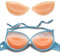 1pair Chicken Fillet Bra Inserts, Bra Inserts, Chicken Fillets Bra Inserts, Silicone Bra Inserts, Bra Inserts Push Up, Breast Enhancers, Bra Fillers, Chicken Fillets Bra, for Bikini Swimsuit Daily