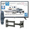 Unispectra ® 19 Smart TV (webOS) con Telecomando magico 12V HDR LED 230v 24v Triplo sintonizzatore: satellitare, terrestre, cable. TV 12V per camper, caravan, barca