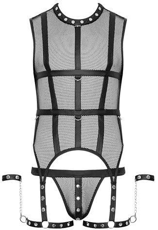 Svenjoyment Bondage Herren Set, Schwarz, L