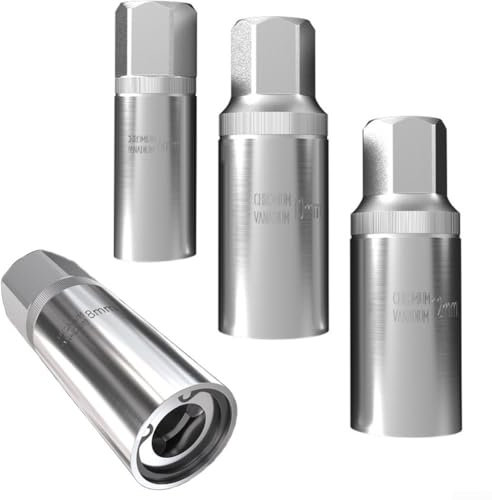 Kit de 4 extractores de tornillos de 1/2 pulgada para extracción de pernos rotos
