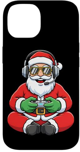 Manette de Père Noël pour Jeux vidéo de Noël Coque pour iPhone 14