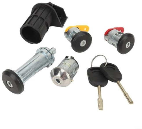 Risveglio Set di serrature cilindri per Ford Fiesta MK3 MK4, Escort, 1989 2002, sostituisce 3N21F22050BB