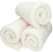 Betz 3 Stück Fleecedecke Kuscheldecke Wohndecke in Größe 130x170 cm Qualität 180 g/m Farbe Creme