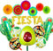 JeVenis mexikanischen Party Dekoration Fiesta Party Dekoration Fiesta Luftballons Kaktus Luftballons Fiesta Party Supplies Hochzeit Geburtstag Baby Shower