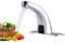 Grifo automático con sensor de infrarrojos, sensor inteligente de aleación de zinc Grifo sin contacto Manos libres Cocina Baño Grifo del fregadero Grifo de agua fría con caja de control