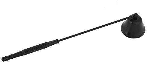 MAGT Kerzenlöscher, Edelstahl Kerzenauslöscher Glockenförmige Dochtlöscher Candle Extinguisher Kerzenzubehör Handwerkzeug Kerzenwerkzeug (Schwarz)