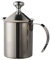 Montalatte Manuale, 500ml Acciaio Inossidabile Palmare Montalatte Filtro di Precisione Schiuma Mixer per caffè, Latte, Caldo al Cioccolato Cappuccino Foamer Crema