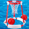 GOODS+GADGETS Swimming-Pool Wasser Basketball; Schwimmender Basketball-Korb; Spielzeug Floating Hoop Pool-Zubehör Set (2X Basketbälle)