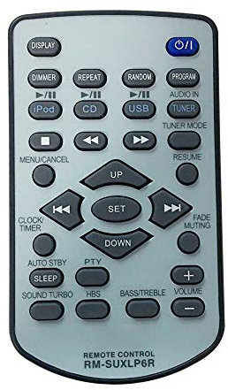 Replacement Remote Control Replace for TV/AC New-0rjgjnal RM-SUXLP6R for JVC Mini HI-FI System UX-LP6 UX-LP5E
