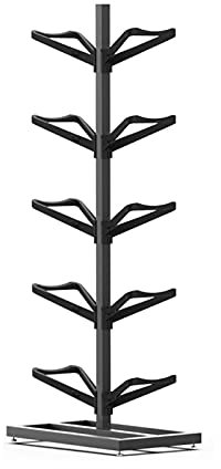 HYEYXKK Wall Mount Display Rack,Freestanding Sports Ball Organizer Holder, Holds 8/10 Medicine Balls, Ball Storage Stand Shelf (Size : 144cm)