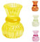Talking Tables 1 Stück gelber Glas-Kerzenhalter vielseitig nutzbar für Kerzen und Teelichter, ideale dekorative Tischdekoration für Hochzeiten, Ostern, Sommer, Maße: 7,5 cm Höhe, 2 cm Breite