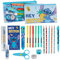 Disney Stitch Federmäppchen Mädchen, Gefülltes Pencil Case mit Schreibwaren - Mädchen Geschenke (Blau Stitch)