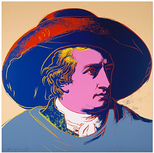JUNIWORDS Poster, Andy Warhol, Goethe, 45 x 45 cm (3000905)