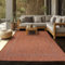 SIMPEX Outdoor Teppich, Unicolor - Einfarbig, Teppich Kupferfarbe, 160 x 230 cm, Teppich modernen Stil, Küche, Balkon, Terrasse, Garten, Picknick