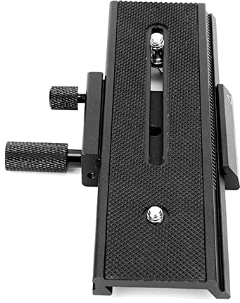 2-Way Makro Fokussier-Schiene mit 1/4 Montageschraube für Nahaufnahmen - Ideal für DSLR-Kameras und präzise Fokussierung