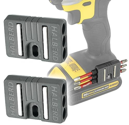 Halberd Bit Holder Magnetic Universal Horizontal Hand Clearance Screw Mount for Milwaukee, DeWalt, Makita, Bosch, Ryobi and Others