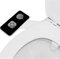 Denker Elegance and Quality DENKER Bidet Tragbares WC Nicht-Elektrische Dusche Doppeldüse Wasserstrahl WC Badezimmer Adapter WC WC Toilettenadapter Körperpflege Einfache Installation Manuelle Steuerun