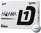 Honma New D1 2024 Golfbälle, Uni, 12 Stück, Weiß