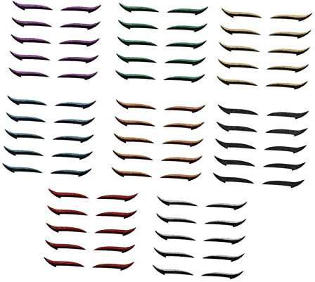 TOVINANNA 120pares Pegatinas Delineador De Ojos Reutilizables De Tiras Para Párpados Dobles Maquillaje Rápido y Fácil Para Mujeres y Chicas Para Tipos De Ojos y Viajes Accesorio Práctico