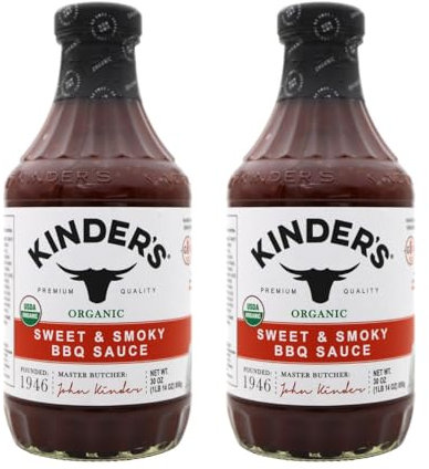 Kinder's BBQ Salsa barbacoa dulce y con sabor ahumado | 2x850gr.