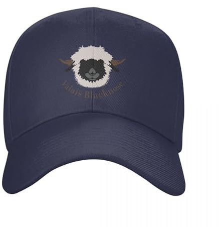 AIETPOIJ Basecap Logo Schaf Walliser Schwarznasenschaf Spezialschaf Baseball Cap Visiermütze Baseball Cap Anime Mütze Herren Mütze Damen