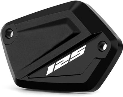 Modeer Compatible avec DUKE 125 2024 | DUKE 390 2024 Moto CNC Réservoir de liquide de frein Cylindre Couvercle du réservoir de frein principal 125 Duke 390 Duke Accessoires (Duke125-noir)