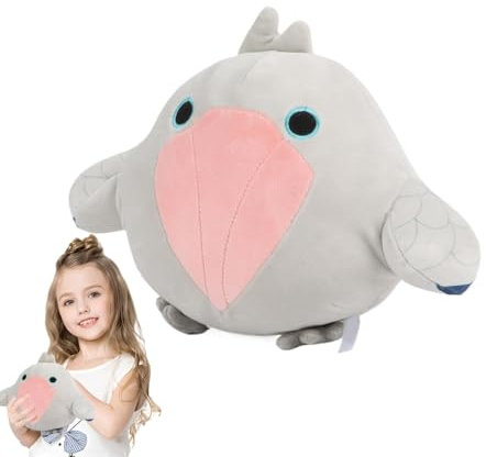 Pájaro de peluche, peluche de pájaro, lindo animal de peluche de dibujos animados | Peluche suave de 8,66 pulgadas, decoración del hogar para Halloween, Navidad, Acción de Gracias, cumpleaños