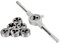 Owaefuqoir Set di Fustelle Metriche da 8 Pezzi M3//M5/M6/M8/M10/ Combinazione di Set di Utensili per La Maschiatura Della Riparazione Dei Filetti