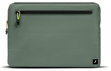 Native Custodia Union Ultralight – Resistente, Leggera, Sostenibile – Realizzata al 100% in Tessuto Ripstop Riciclato – MacBook Pro 16(2019 e successivi), MacBook Pro 15,Air 15– Verde Ardesia