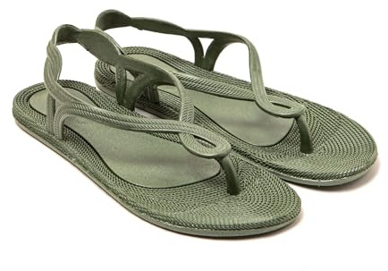 BRASILERAS Flip-Flops Antalya für Damen, grün, 38 EU