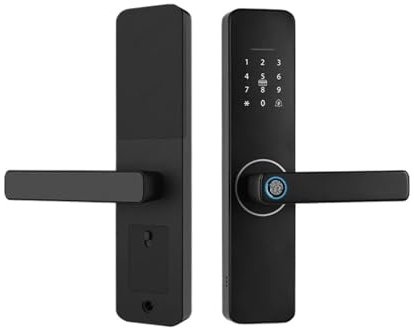 AIRYSSFU Smart Door Handle, Digital Electronic Lock Smart Door Lock Digital Door Lock House Biometric Digital Smart Home(22x240)