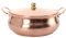 CDZHLTG Olla de Cobre Puro para Cocina, Utensilios de Cocina de Cobre para el hogar, Utensilios de Cocina de Cobre de Inducción para El Hogar Y El Restaurante, Hermosa Forma Para Estufa, 26CM